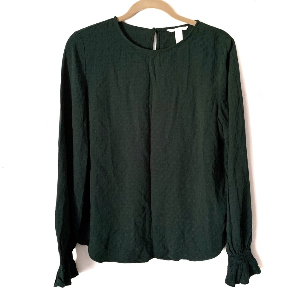 NWT H&M Emerald Green Top